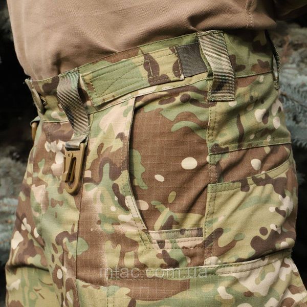 Брюки тактические с наколенниками MultiCam, 65% хлопок, 35% полиэстер, рип-стоп 0524 фото