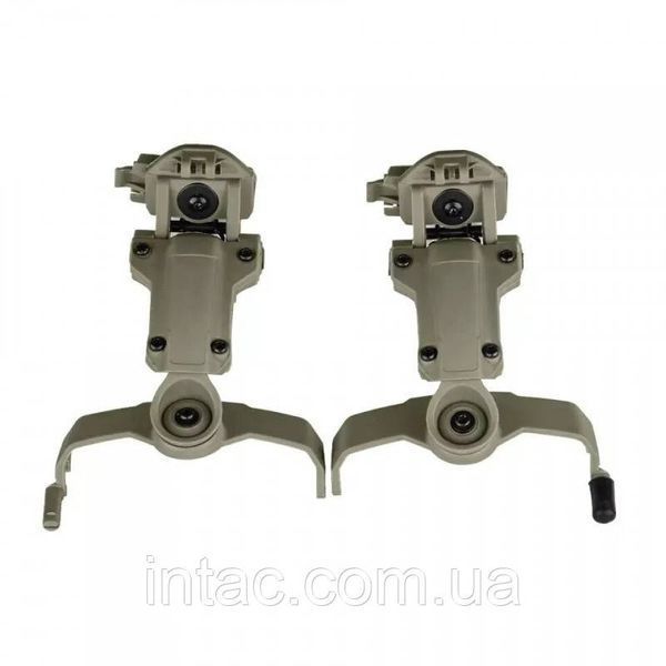 Peltor Comtac на рельсы ARC - NeckFlip Helmet Rail Mount Kit (TAN), Крепление для наушников 7352 фото