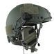 Активные наушники тактические олива с микрофоном на шлем Earmor M32H MOD3 Helmet Version | Ranger Green 4548 фото 3