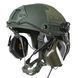 Активные наушники тактические олива с микрофоном на шлем Earmor M32H MOD3 Helmet Version | Ranger Green 4548 фото 1