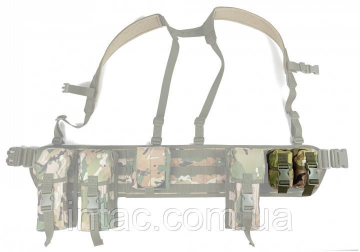 Подсумок гранатный двойной (MOLLE, подсумок для гранат на разгрузку, жилет, РПС) Мультикам 9388 фото