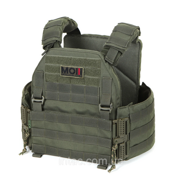 Плитоноска МІЦЬ олива з функцією швидкого скидання (PLATE CARRIER) 11726 фото