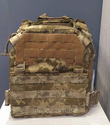 Плитоноска тактична Warrior Spirit WS-EXP 2.0 (під плиту 25х30) Pixel 7495 фото