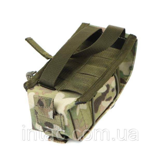 Универсальный закрытый подсумок под магазины AK и AR Multicam 2997 фото