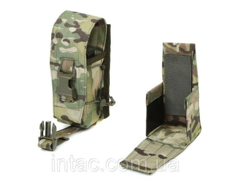 Универсальный закрытый подсумок под магазины AK и AR Multicam 2997 фото