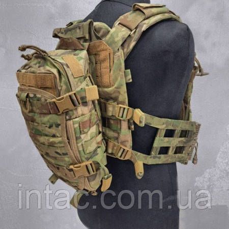 Рюкзак тактичний добовий з клапаном для шолома Warrior Spirit WS-R Multicam 8209 фото