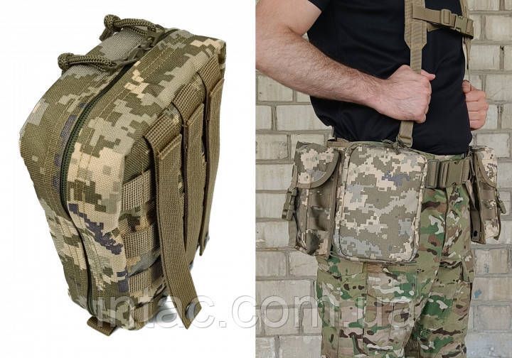 Підсумок аптечка тактична MOLLE для РПС, разгрузки або жилету Піксель ЗСУ MM-14 8215 фото