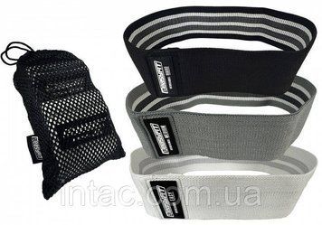 Набір тканинних гумок для фітнесу EasyFit 3 шт 4421 фото