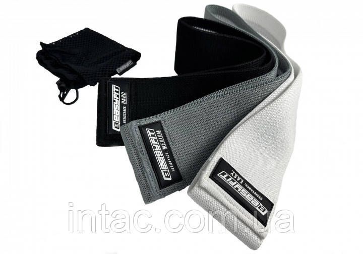 Набір тканинних гумок для фітнесу EasyFit 3 шт 4421 фото