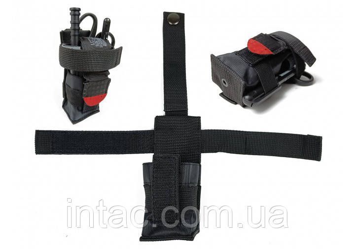 Підсумок під турникет (MOLLE, CAT, підсумок на розгрузку, жилет, РПС) Чорний 2897 фото