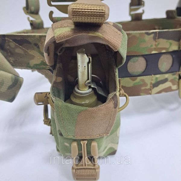 Підсумок тактичний під гранату закритий Warrior Spirit G-WS Multicam 9276 фото