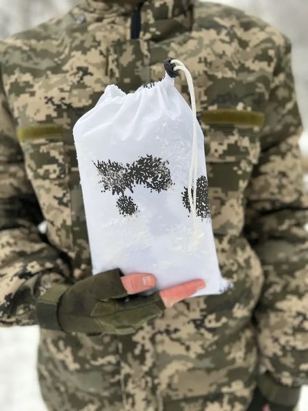 Маскувальний зимовий костюм Клякса 7895 фото