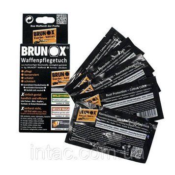 Brunox Gun Care салфетки по уходу за оружием 5шт в коробке. 0046 фото