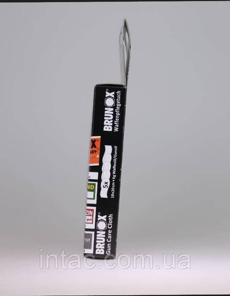 Brunox Gun Care серветки для догляду за зброєю 5шт в коробці. 0046 фото