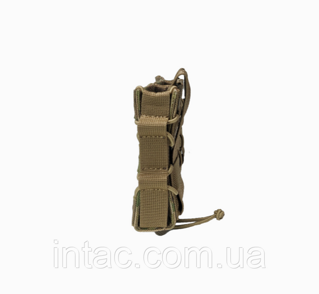 Открытый тройной подсумок под магазины AK/AR CORDURA 1000D Мультикам 0421 фото