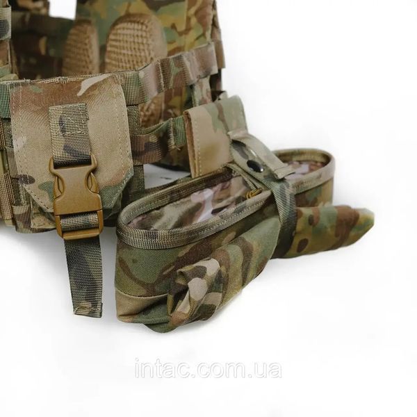 Плитоноска бронежилет Мультикам/multicam Аптечка с быстрым сбросом MOLLE 7 подсумков + боковая защита 0240 фото