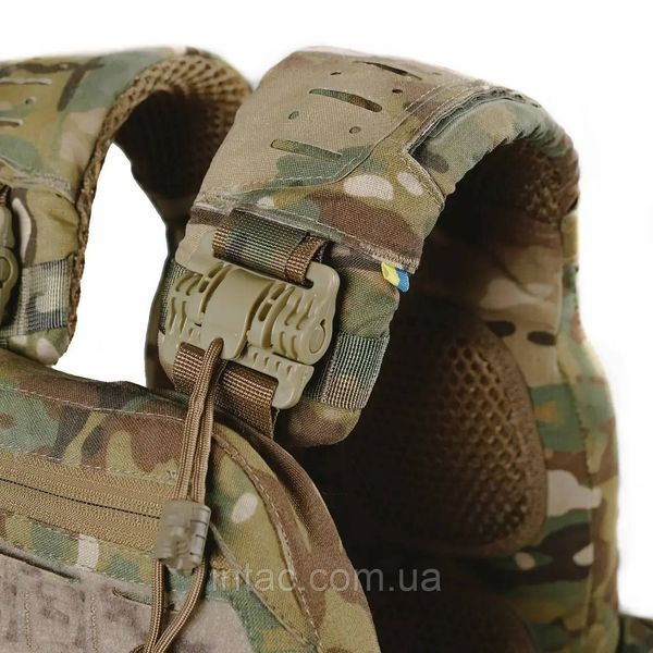 Плитоноска бронежилет Мультикам/multicam Аптечка с быстрым сбросом MOLLE 7 подсумков + боковая защита 0240 фото