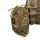 Плитоноска бронежилет Мультикам/multicam Аптечка с быстрым сбросом MOLLE 7 подсумков + боковая защита 0240 фото 5