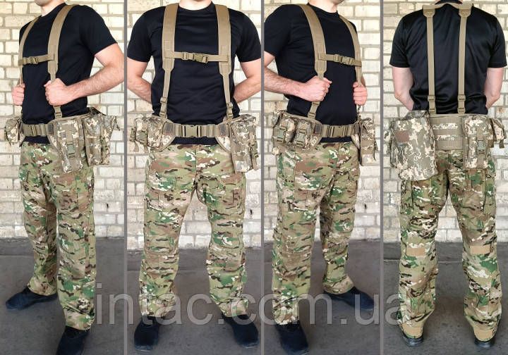 Розвантажувальний пояс тактичний (РПС) з комплектом підсумків (5 шт) Palianytsia Advanced Піксель ЗСУ MM-14 9441 фото