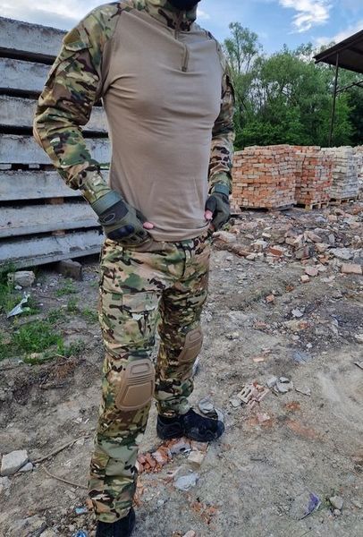 Тактичні штани з наколінниками, Мультикам 8378 фото