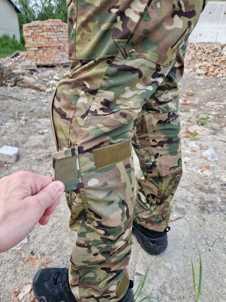 Тактичні штани з наколінниками, Мультикам 8378 фото