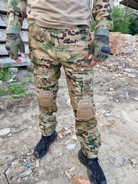 Тактичні штани з наколінниками, Мультикам 8378 фото