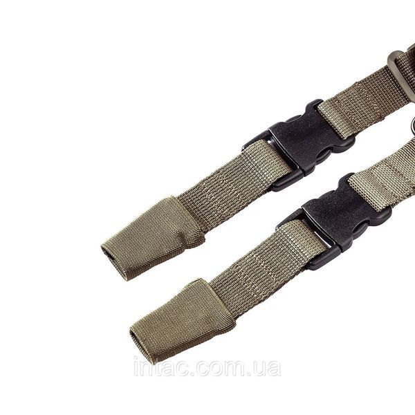 2-точковий швидкорегульований тактичний ремінь FRAG - Oliva 4907 фото