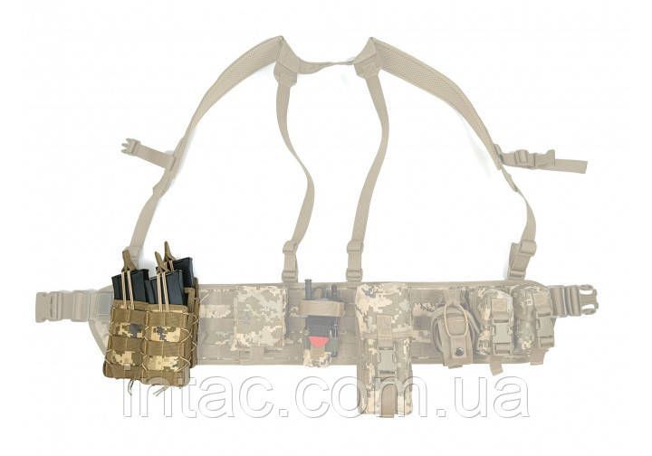 Подсумок под магазин АК/РПК одинарный открытый (MOLLE, подсумок на разгрузку, жилет, РПС) Пиксель 1479 фото