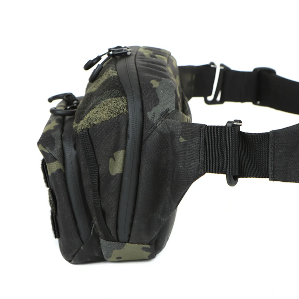 Поясна сумка-бананка, крос-боді Black Multicam 3775 фото