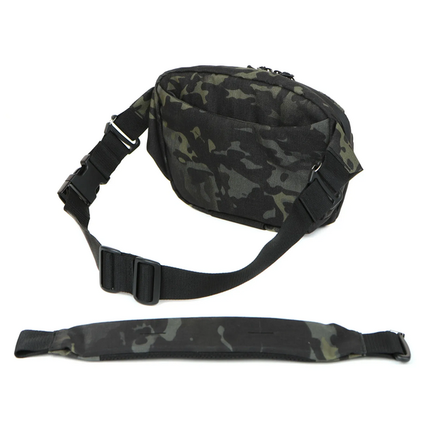 Поясна сумка-бананка, крос-боді Black Multicam 3775 фото