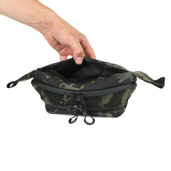 Поясна сумка-бананка, крос-боді Black Multicam 3775 фото
