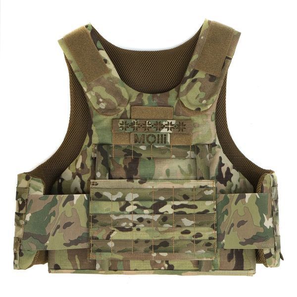 Балістична майка 2 класу ДСТУ, модульний жилет, мультикам MOLLI XL 3885 фото