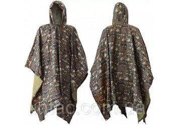 Тактический дождевик-пончо EasyFit RainC (военный плащ ЗСУ) Камуфляж marpat / ЛЮКС КАЧЕСТВА 3033 фото