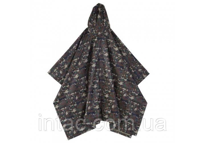 Тактичний дощовик-пончо EasyFit RainC (військовий плащ ЗСУ) Камуфляж marpat / ЛЮКС ЯКОСТІ 3033 фото