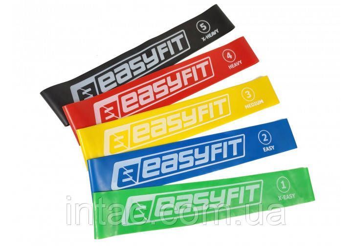 Гумові кільця для фітнесу EasyFit набір 5 шт 9405 фото
