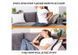 Массажный коврик Easyfit с подушкой (аппликатор Кузнецова) Черный с серым 2483 фото 4
