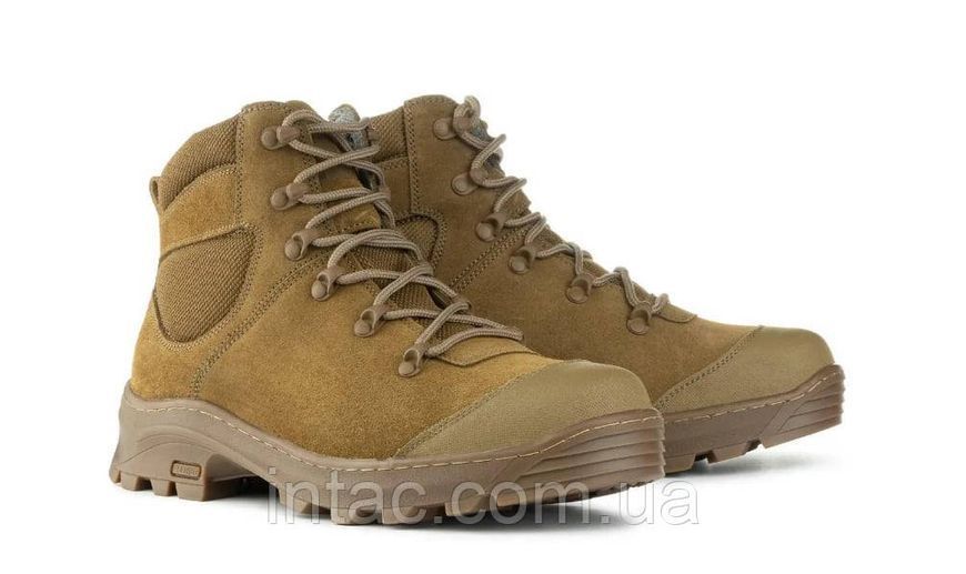 Тактические ботинки Койот (беж) зимние "SML W Boots", армейские берцы замшевые прошитые 1658 фото