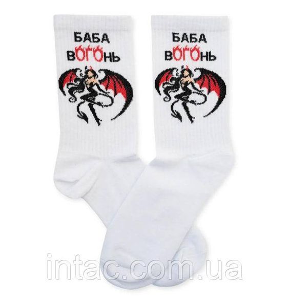 Шкарпетки Premier Socks: "Баба вогонь" 39-41 5018 фото