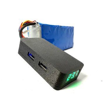 Перехідник блок живлення для заряджання телефона від fpv батареї 2 USB виходи 7169 фото