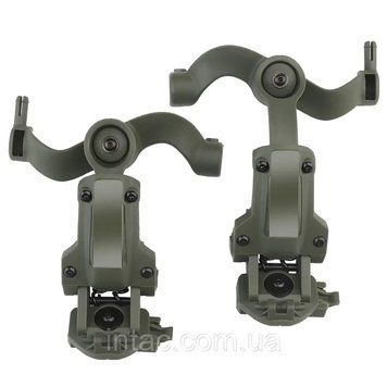 Адаптер для навушників Helmet Rail Adapter Olive 3282 фото