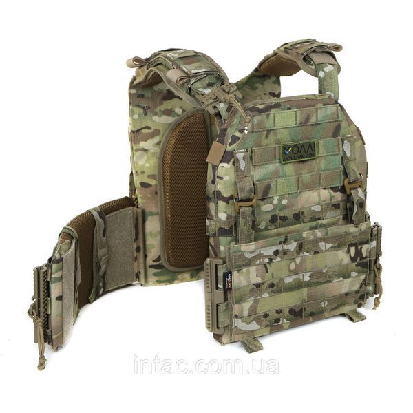 Плитоноска Falcon XL PRO Multicam з функцією швидкого скидання МОЛЛІ 6468 фото