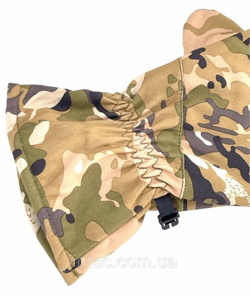 Водоотталкивающие ветрозащитные зимние Softshell тактические на флисе перчатки Мультикам XXL 0992 фото