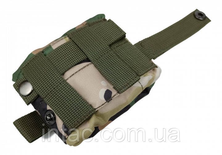 Подсумок для сброса магазинов (MOLLE, на тактический пояс, разгрузка, РПС) Мультикам 1090 фото