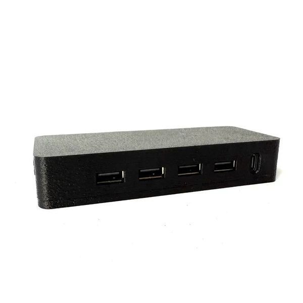 Переходник блок питания для зарядки телефона от fpv батареи 4 USB + 1 TYPE - C выхода 0873 фото