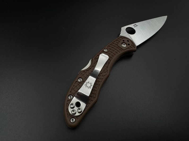 Ніж складний Spyderco Delica койот 6541 фото